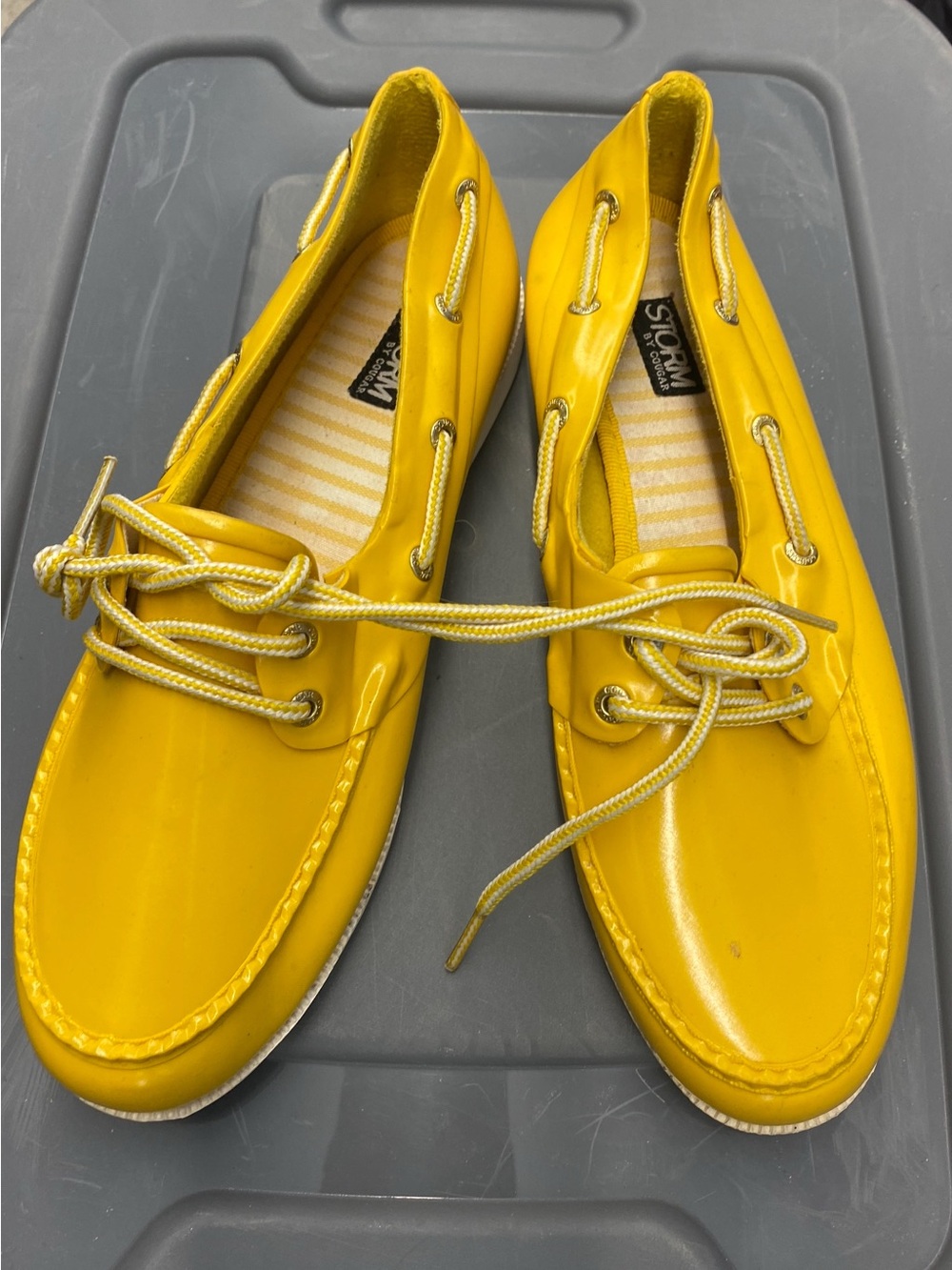 Cougar Storm Yellow Boat Shoes Gardening /Rain
